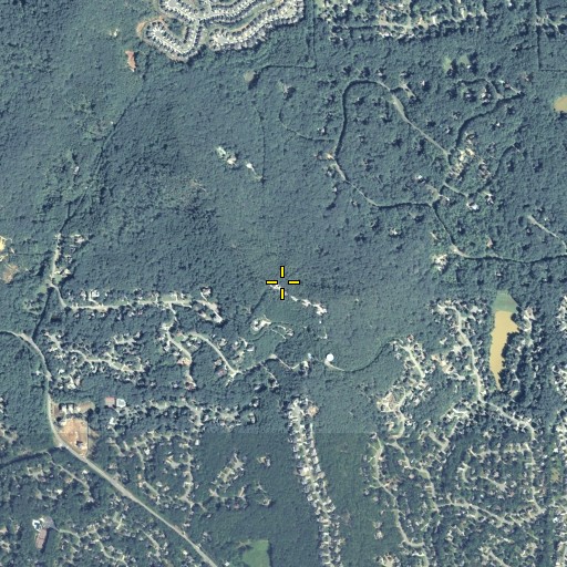 Aerial/Satellite Image of Sweat Mountain, GA