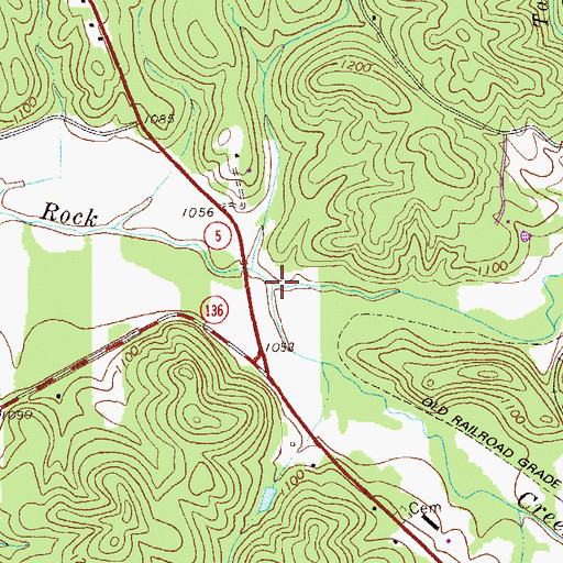 Topographic Map of Talona Creek, GA
