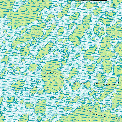 Topographic Map of Territory Prairie, GA