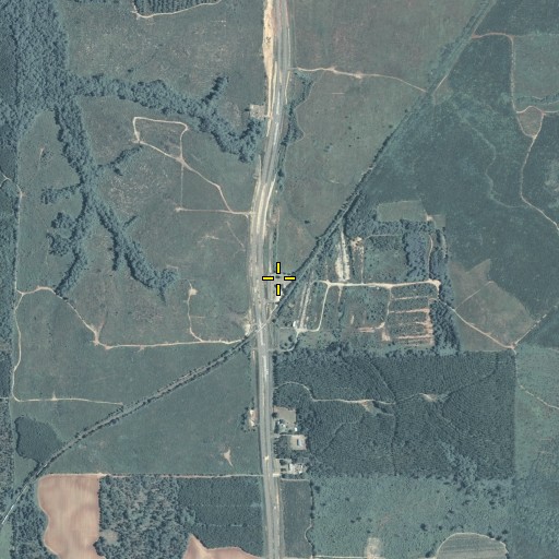 Aerial/Satellite Image of Virgil Chapel, GA
