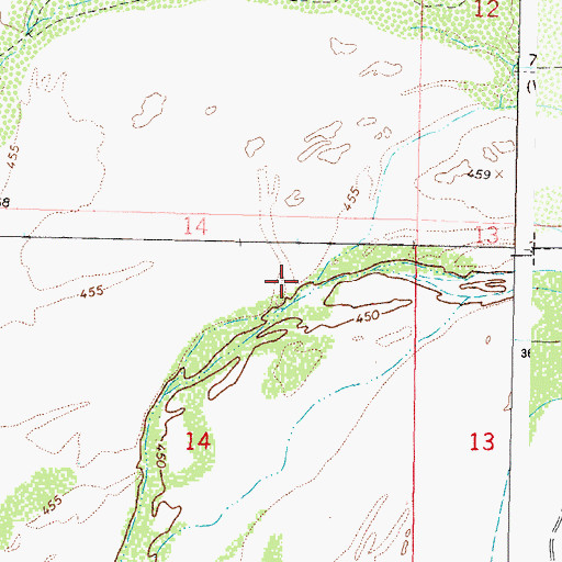 Topographic Map of Copper Wash, AZ