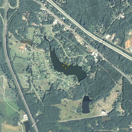 Aerial/Satellite Image of Williamson Lake, GA