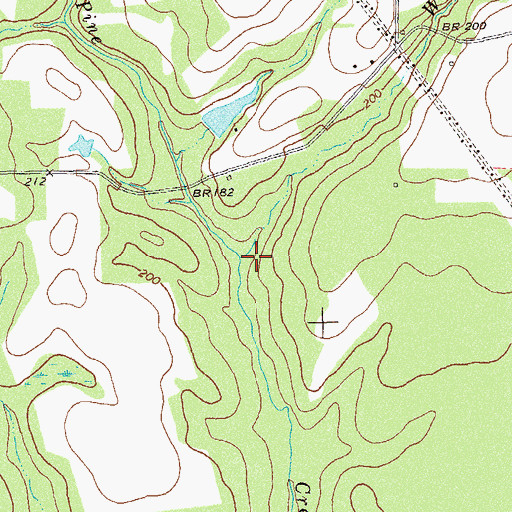 Topographic Map of Wilson Branch, GA