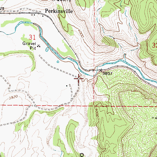 Topographic Map of Orchard Draw, AZ