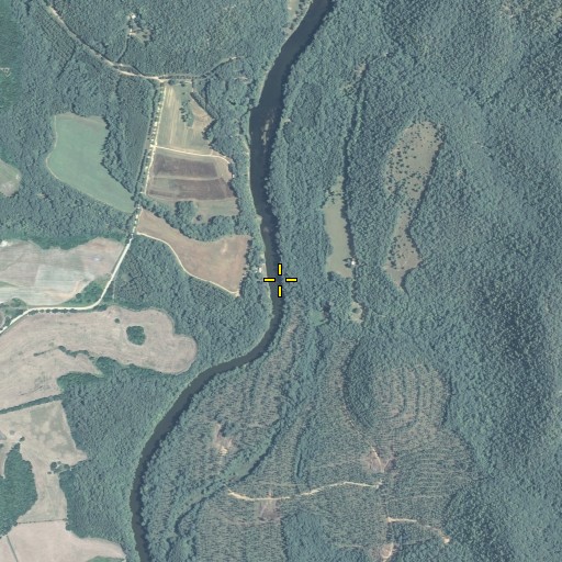 Aerial/Satellite Image of Wright Branch, GA