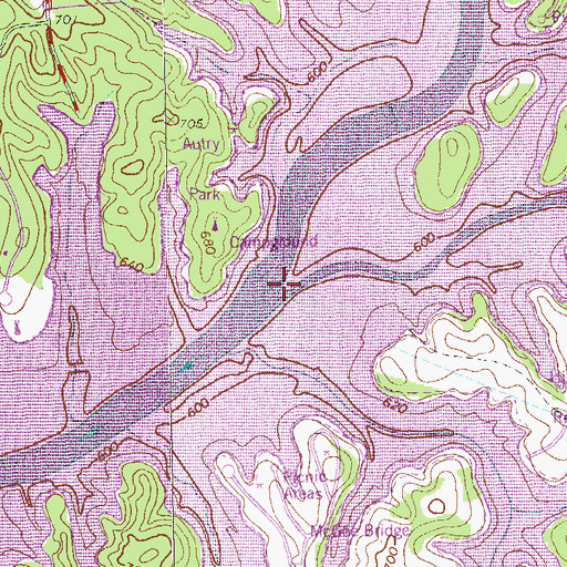 Topographic Map of Yellowjacket Creek, GA