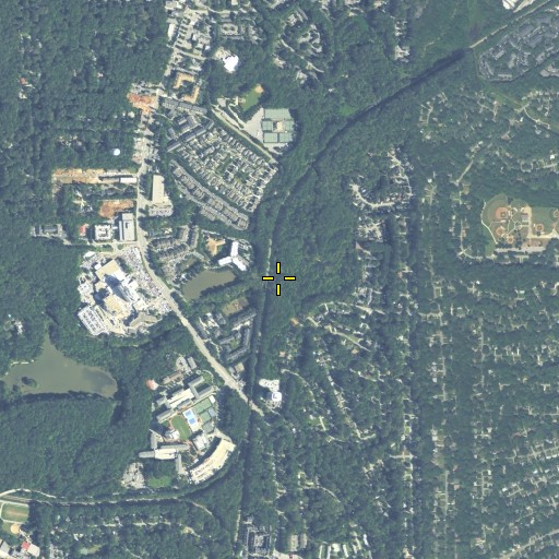 Aerial/Satellite Image of Burnt Fork Creek, GA
