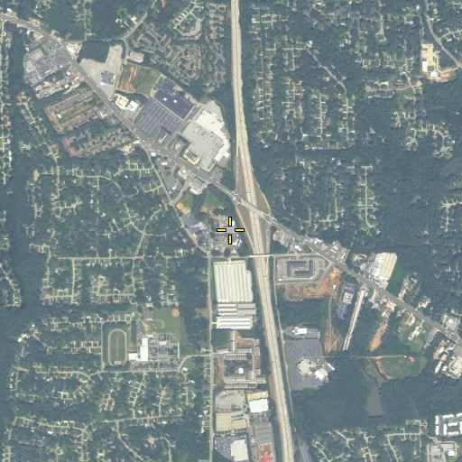 Aerial/Satellite Image of Glen Haven Elementary School, GA