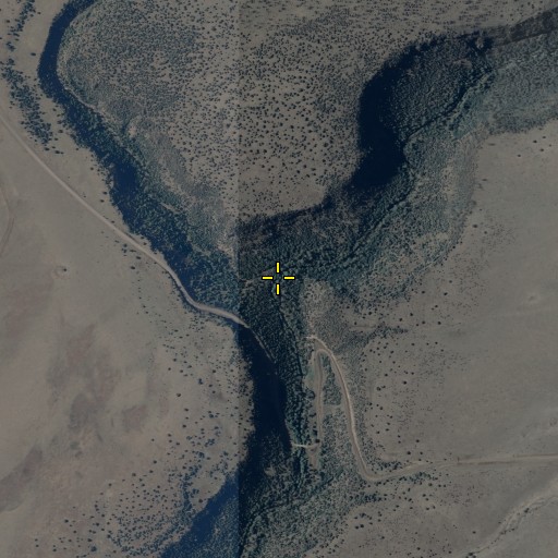 Aerial/Satellite Image of Corn Creek, AZ