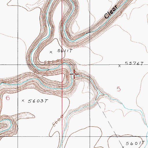 Topographic Map of Pablo Canyon, AZ