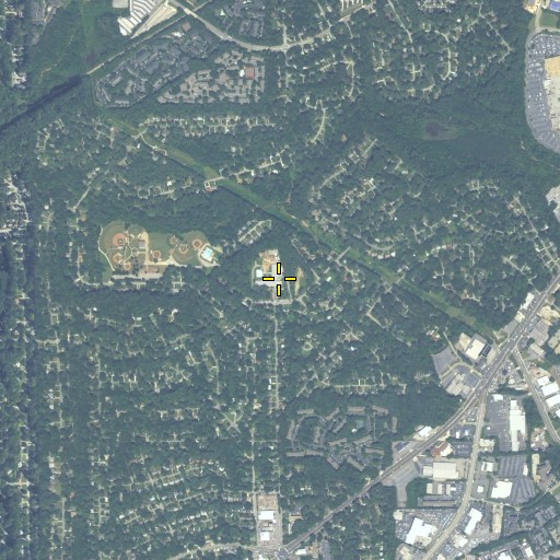 Aerial/Satellite Image of Medlock Elementary School, GA