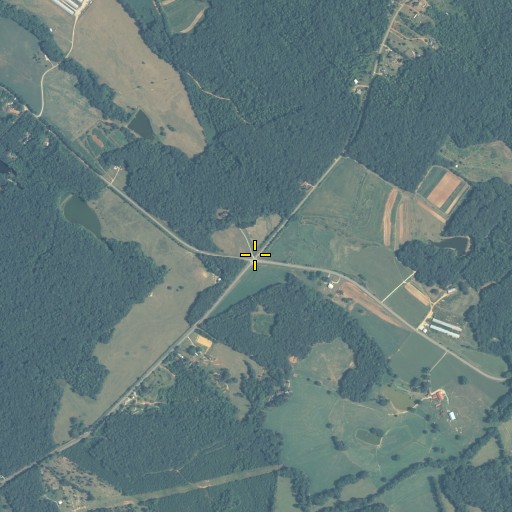 Aerial/Satellite Image of Five Points, GA