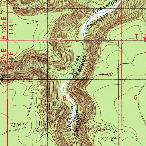 Topographic Map of Palomino Canyon, AZ