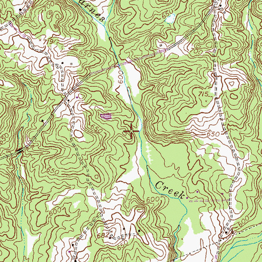 Topographic Map of Harris County, GA