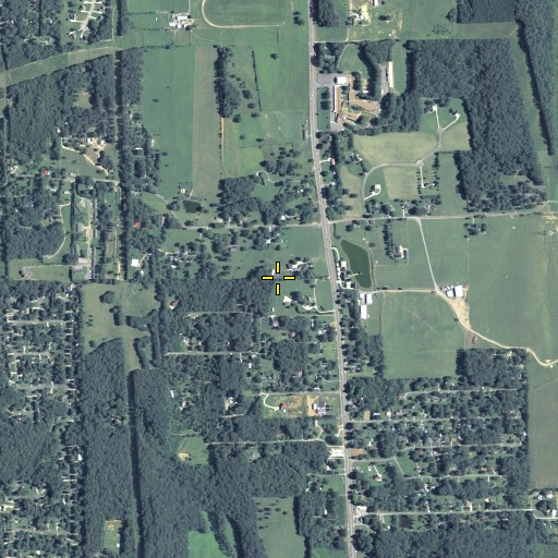 Aerial/Satellite Image of Blue Spring, GA