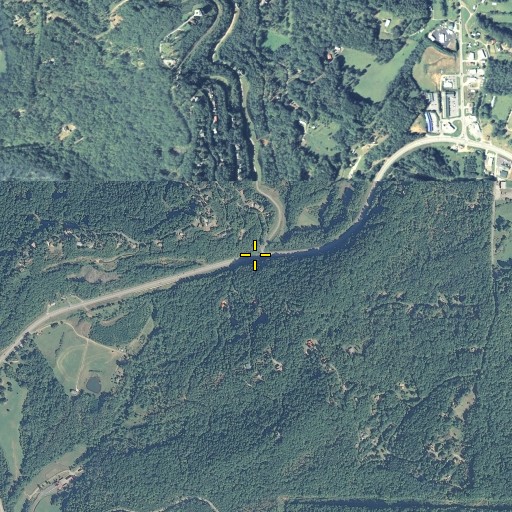Aerial/Satellite Image of Brasstown Gap, GA