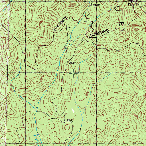 Topographic Map of Coleman River Wildlife Management Area, GA
