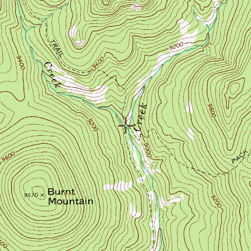 Topographic Map of Peasoup Creek, AZ