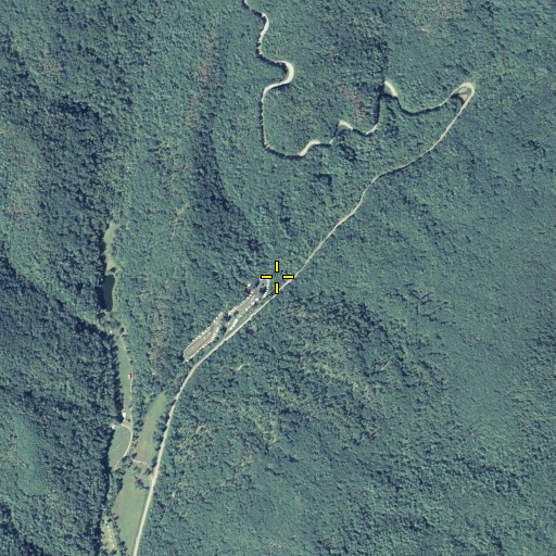 Aerial/Satellite Image of Devils Den Branch, GA