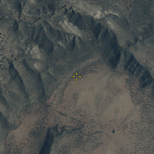 Aerial/Satellite Image of Pendleton Mesa, AZ