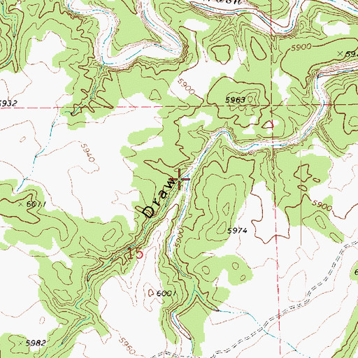 Topographic Map of Perkins Spring Draw, AZ