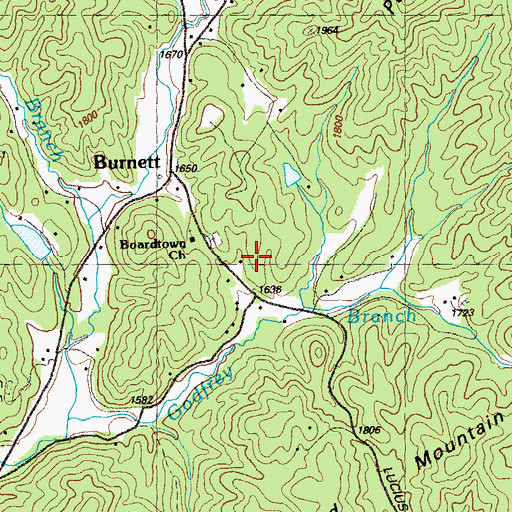 Topographic Map of Harper School (historical), GA