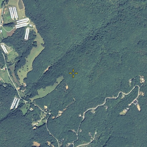 Aerial/Satellite Image of High Knob, GA