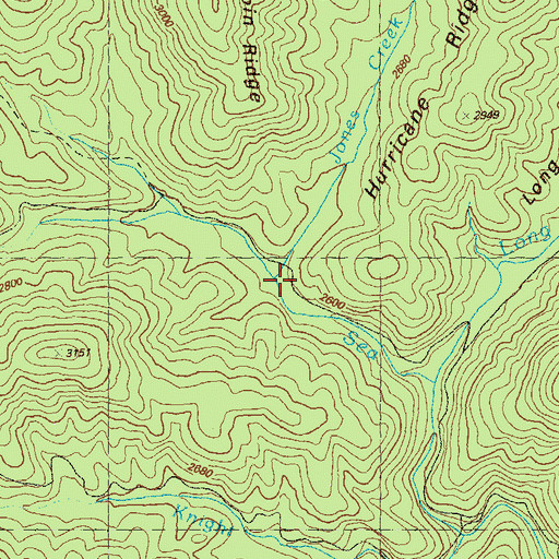 Topographic Map of Jones Creek, GA