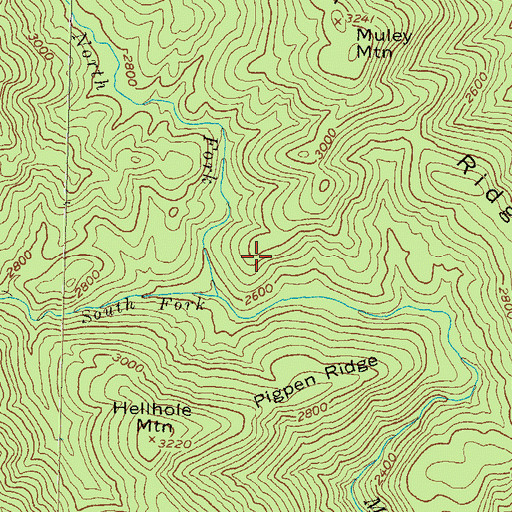 Topographic Map of Lake Burton Game Management Area (historical), GA