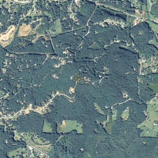 Aerial/Satellite Image of Leadpole Mountain, GA
