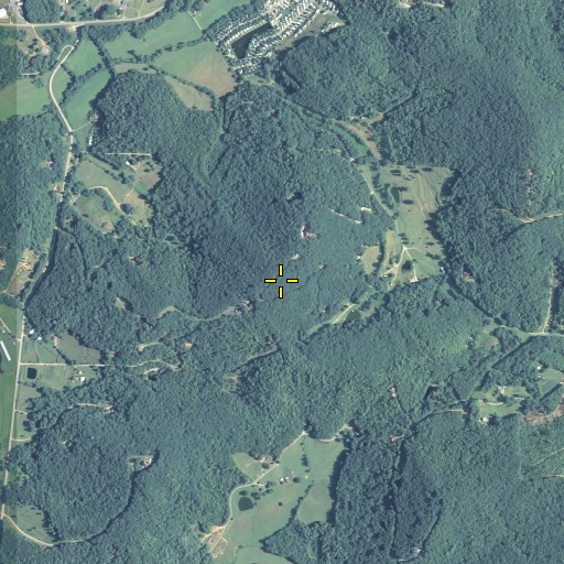 Aerial/Satellite Image of Ledford Mountain, GA