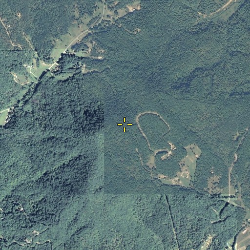 Aerial/Satellite Image of Locust Gap, GA
