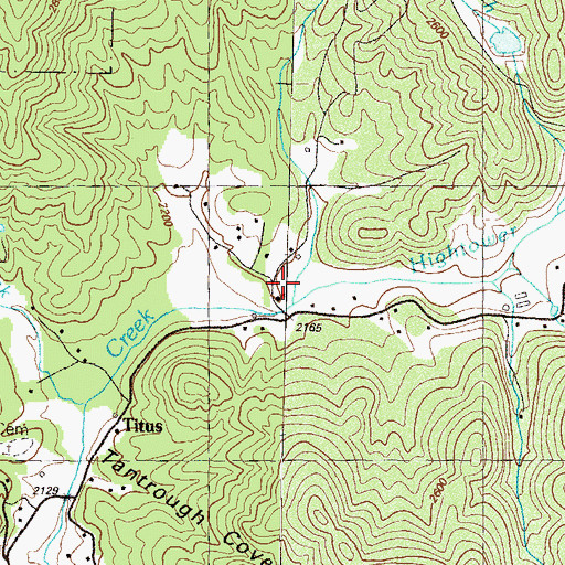 Topographic Map of Mount Pleasant Church, GA