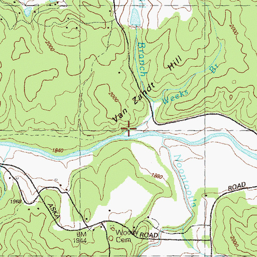 Topographic Map of Sawmill Branch, GA