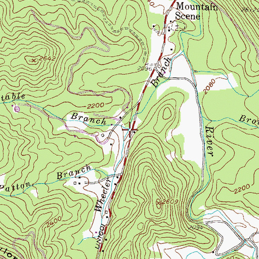 Topographic Map of Stable Branch, GA
