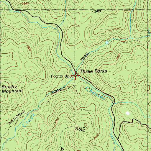 Topographic Map of Stover Creek, GA