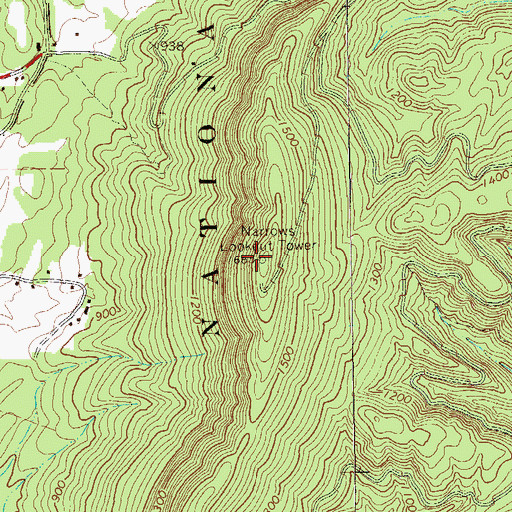 Topographic Map of Taylor Ridge, GA