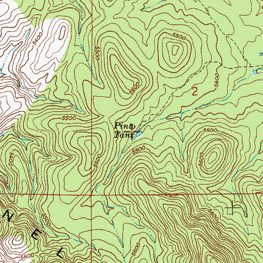 Topographic Map of Pinto Tank, AZ