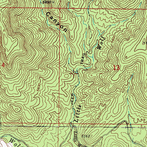 Topographic Map of Pipeline Canyon, AZ
