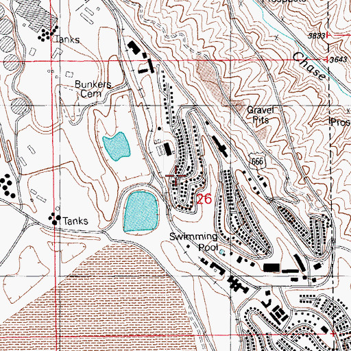 Topographic Map of Plantsite, AZ