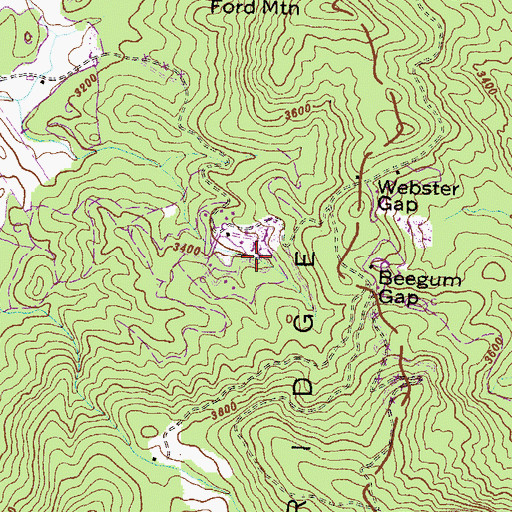 Topographic Map of Spring Lake, GA