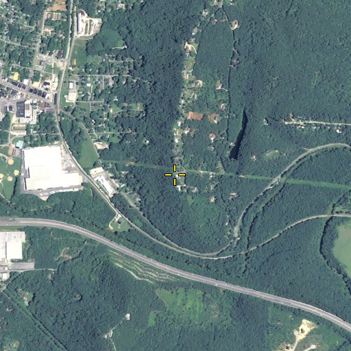 Aerial/Satellite Image of White Oak Mountain, GA