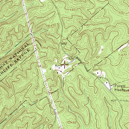 Topographic Map of Jarell Historical Plantation, GA