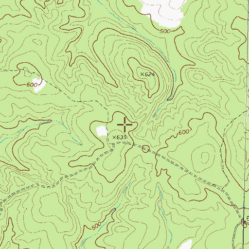 Topographic Map of Magnolia Hunt Camp, GA