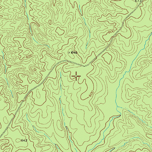 Topographic Map of Macedonia Hunt Camp, GA