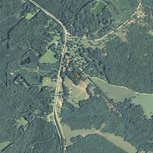 Aerial/Satellite Image of Round Oak Lookout, GA