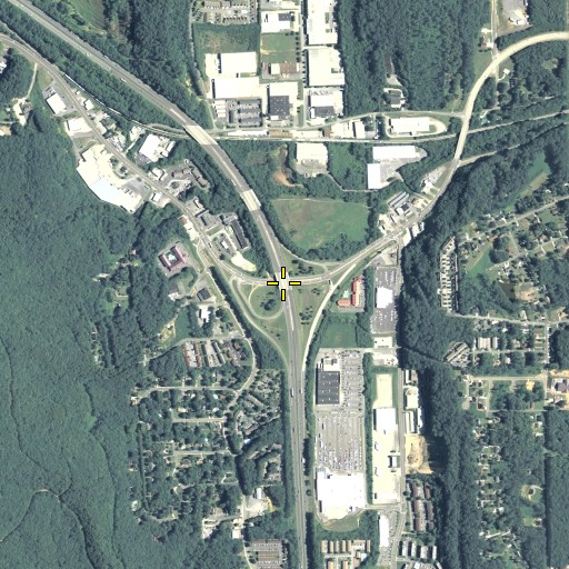 Aerial/Satellite Image of Interchange 137, GA