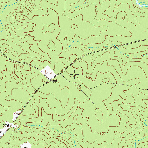 Topographic Map of Lazenberry Hunt Camp, GA