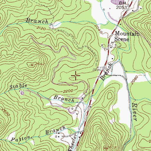 Topographic Map of Department of Natural Resources Work Center, GA