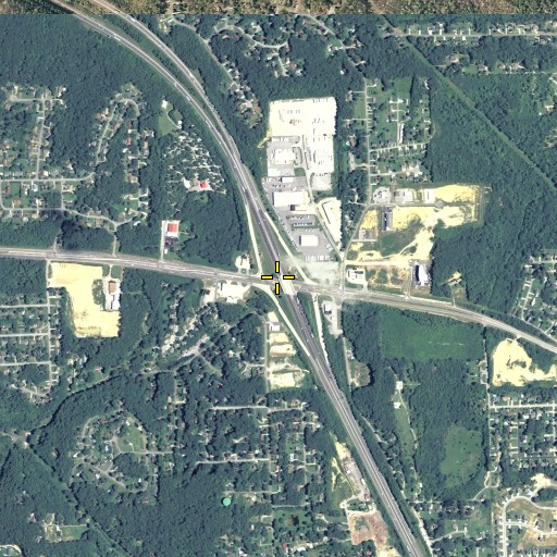 Aerial/Satellite Image of Interchange 141, GA